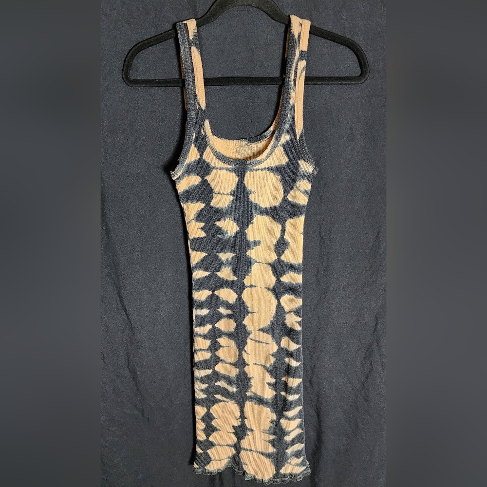 Zara Womens Tie Dye BodyCon Dress Sz Medium